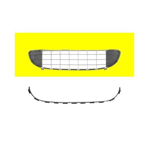 Grille Prise D\'air Inferieur Sans Chrome Pour Peugeot 407