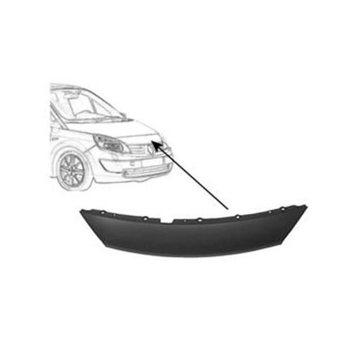 Face Avant Superieure 7/06 Avec Bandeau Central Entre Pare-Choc Et Capot Pour Renault Scenic