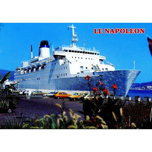 Carte Postale Du Bateau "Le Napoléon" À Quai (Corse)