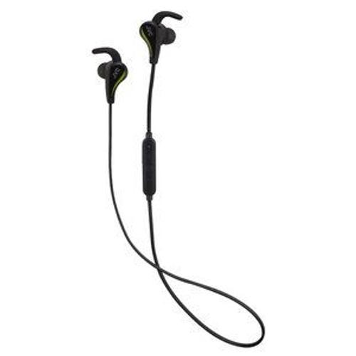 Ecouteurs JVC HA-ET50BT NOIR sport intra-auriculaires sans fil Bluetooth avec télécommande et microphone