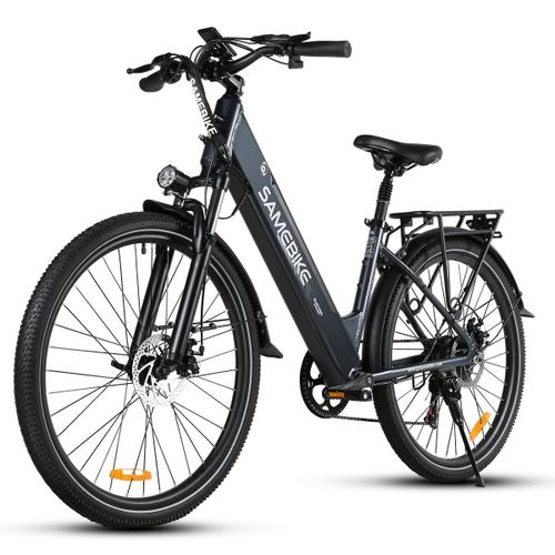 Vélo Électrique Samebike Rs-A01pro -500w -15ah- 32km/H-80km- 27.5''-Gris