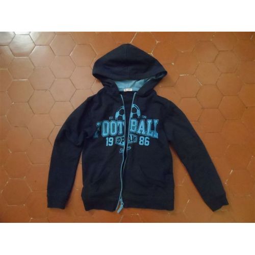 Veste À Capuche Jersey Coton Marine Dpam