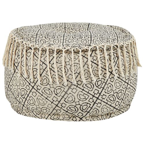 Pouf Sonati Beige Coton