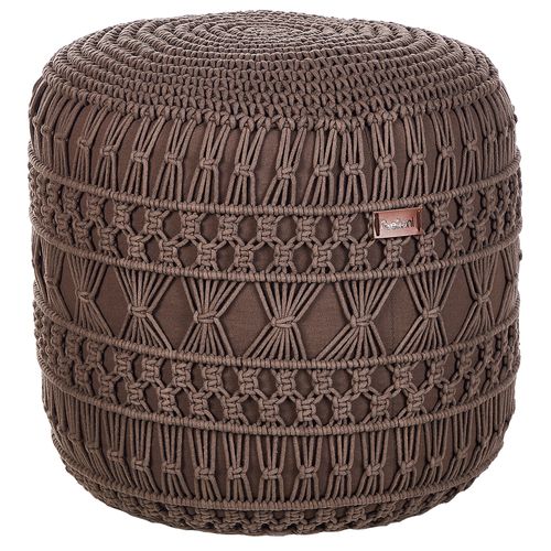 Pouf Thakot Marron Coton