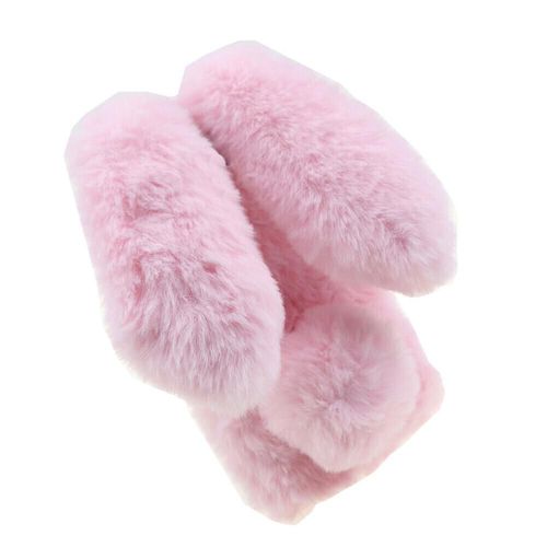Étui Pour Nokia G11 Plus Belle Plushrabbit Plushcase Rabbit Furprotection Automne Et Hiver - Couleur Rose