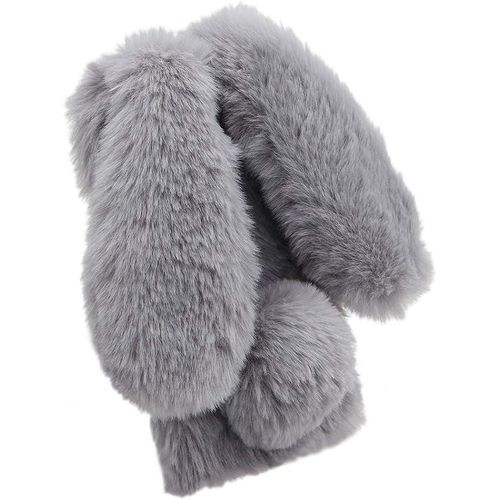 Étui Pour Nokia G11 Plus Belle Plushrabbit Plushcase Rabbit Furprotection Automne Et Hiver - Gris