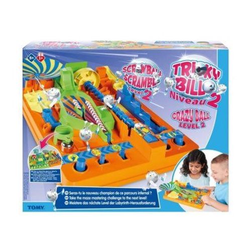 Jeu Tricky Bille Niveau 2 - Labyrinthe Circuit De Billes, Course D'obstacles - Parcours Infernal - Set Jeu D'action Enfant + Carte