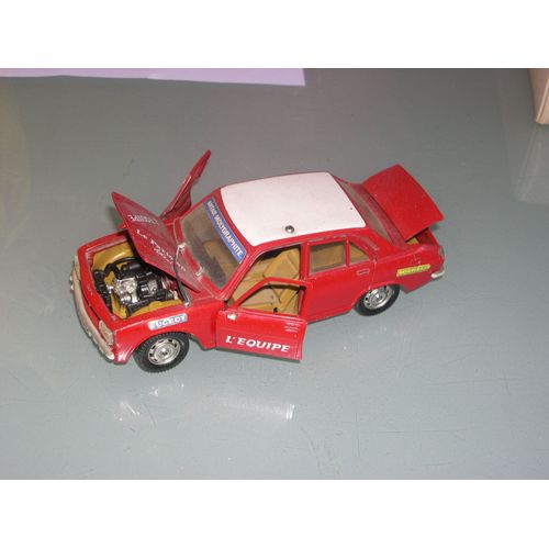 Jouet Ancien Peugeot 504 Gl "L'equipe" Polistil 1/26-Polistil