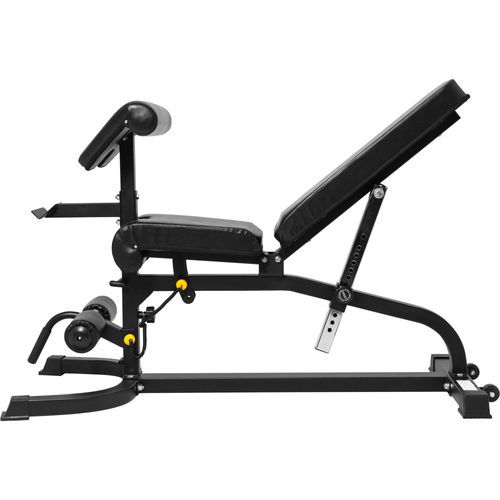 Gorilla Sports - Banc Inclinable Avec Accessoires Jambes/Curl