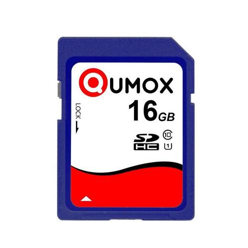 Carte mémoire SD SDHC 16 Go Class 10 UHS-I QUMOX SD HC