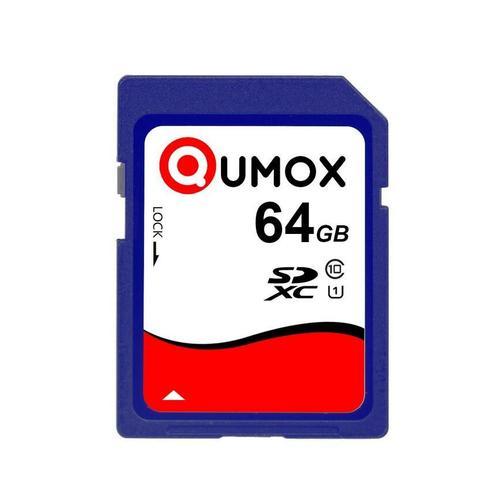 Carte mémoire SD SDXC 64 Go Class 10 UHS-I QUMOX SD XC