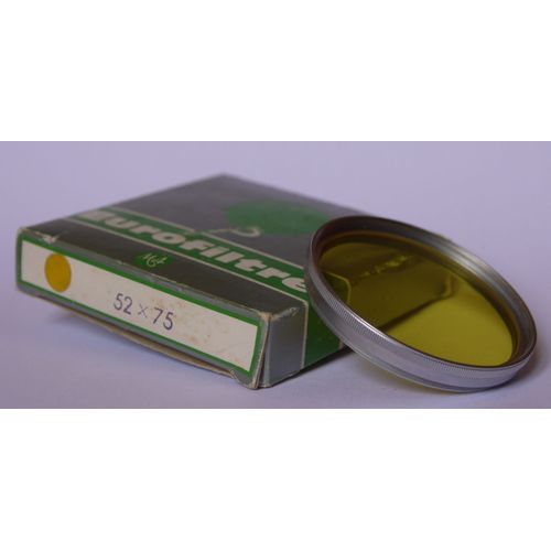 Filtre jaune 52mm Eurofiltre