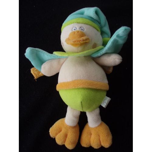 Canard Attache Tétine,Grelot,Doudou Et Compagnie