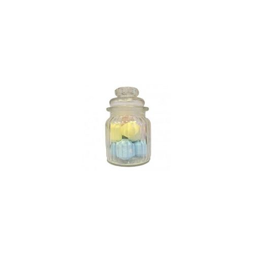 Bonbonnière En Verre - Modèle Traits Verticaux 