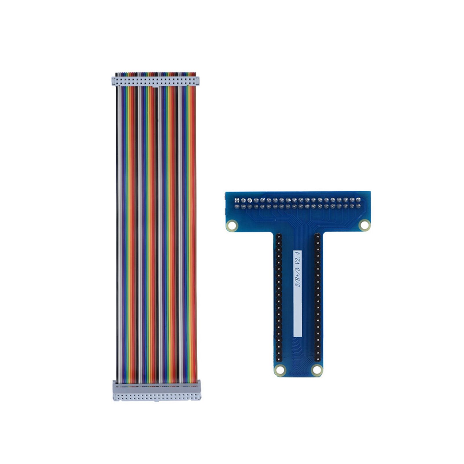 Carte d'extension GPIO de Type T, câble plat en ruban 40 broches pour Raspberry Pi 1B +/2B/3B