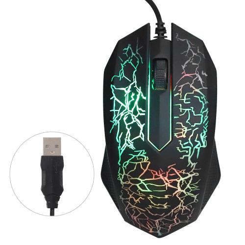 Souris optique filaire de jeu professionnelle, pour ordinateur LOL, rétroéclairage coloré, A30Black A30