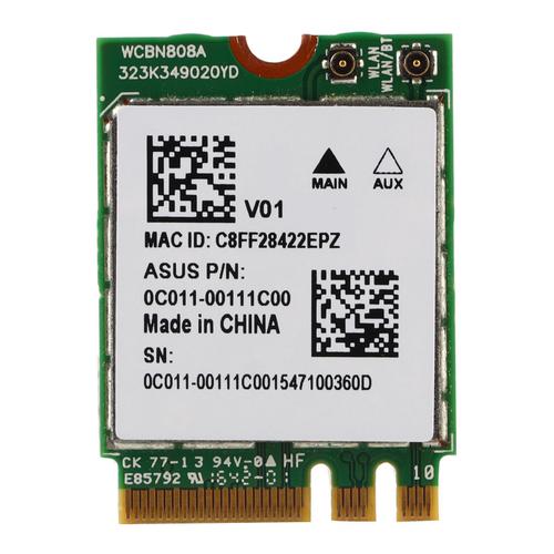 Carte réseau originale sans fil Bluetooth 4.1 haute vitesse pour ASUS 2.4G/5G NGFF/M.2