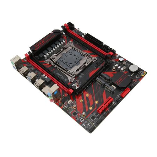 Carte mère X99 LGA 2011 V3 avec carte LAN Gigabit RTL8111G 4 canaux DDR4 double emplacements M.2 carte mère Micro ATX