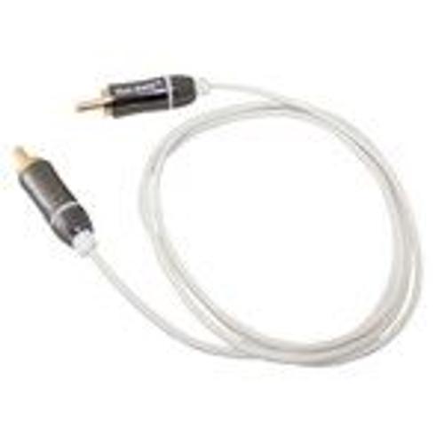 Real Cable Nano Sub - Câble Subwoofer RCA mâle/mâle plaqué or (10m) ( Catégorie : Cordons audio )