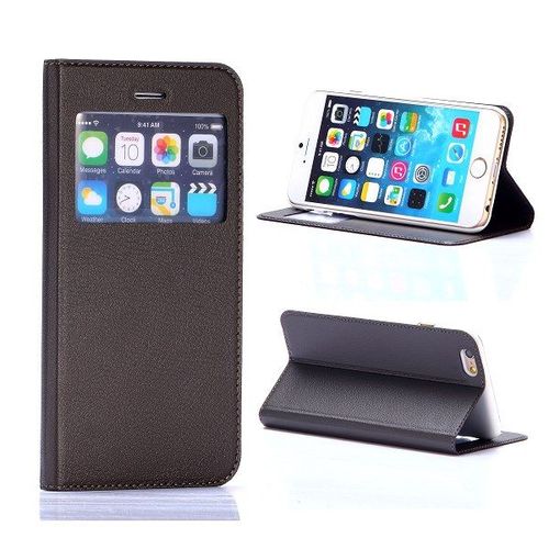 Étui Folio Étui A Rabat Iphone 6 6s (4"7) S View Gris Grey 917_5