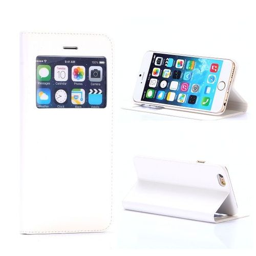 Étui Folio Étui A Rabat Iphone 6 6s (4"7) S View Blanc White 917_10
