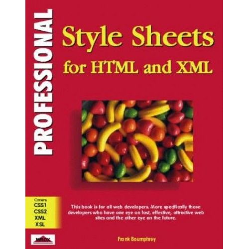 Professional Style Sheets For Html And Xml