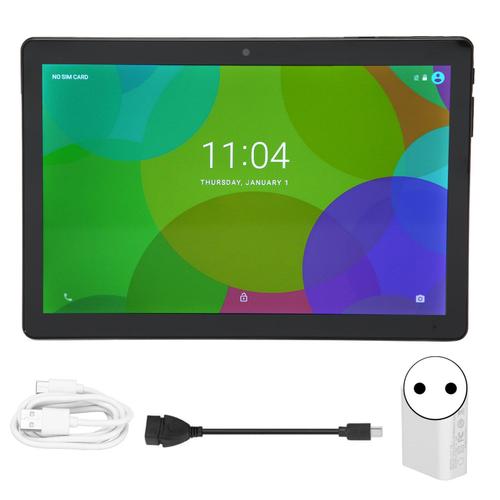 Tablette 10 pouces, 4 go de RAM, 256 go de ROM, appel réseau 4G, pour Android 11, WIFI 5G, pour divertissement et entreprise, 100 à 240V, argent, prise ue