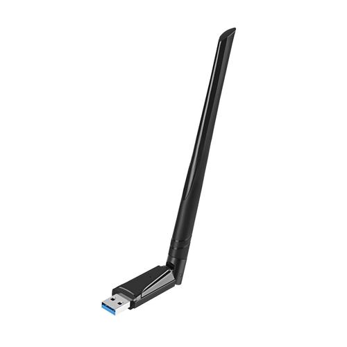 Dongle WiFi USB 3.0, antenne double bande à Gain élevé de 1300M, Installation facile, adaptateur WiFi haute sécurité pour les voyages au bureau