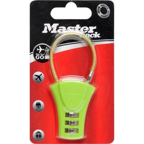 Master Lock Cadenas Abs A Combinaison Cable Coul