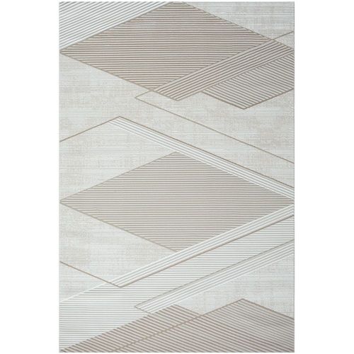 Grand Tapis Design Contemporain et Moderne - Beige (290x200 cm) - Irida Beige