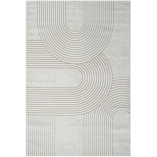 Grand Tapis Design Contemporain et Moderne - Beige (290x200 cm) - Serta Beige