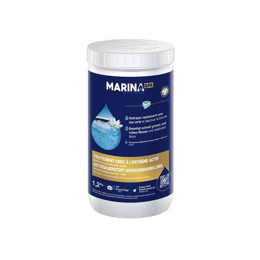 Choc à l'oxygène actif sans chlore pour spa 1,20 kg