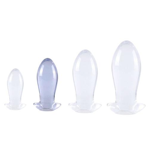 Plug Anal Xl Egg Clear M 11,5 X 5 Cm Transparent