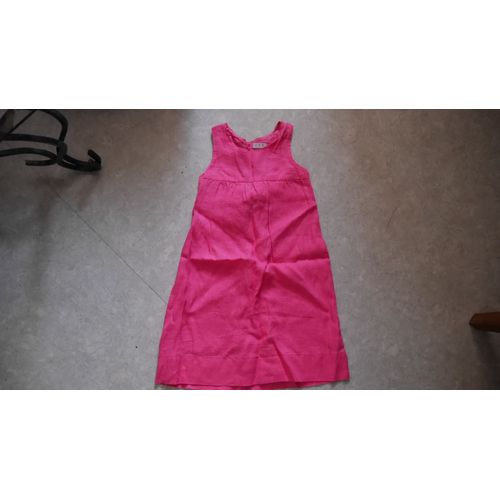 Robe Cfk En Lin 6 Ans Fuchsia Comme Neuve