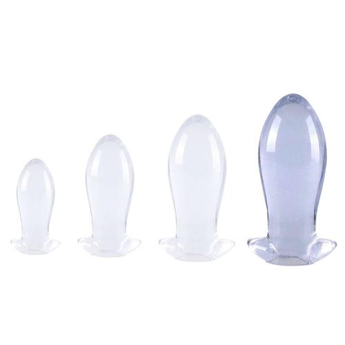 Plug Anal Xxl Egg Clear Xl 16 X 7 Cm Transparent