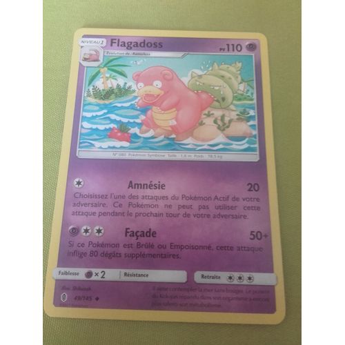 Pokémon - 49/145 - Flagadoss - Sl2 - Soleil Et Lune - Gardiens Ascendants - Peu Commune