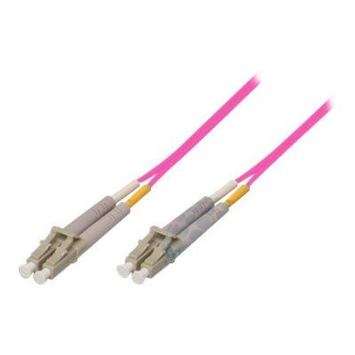 Tecline - Cordon de raccordement - LC multi-mode (M) pour LC multi-mode (M) - 20 m - fibre optique - duplex - 50 / 125 microns - OM4 - violet