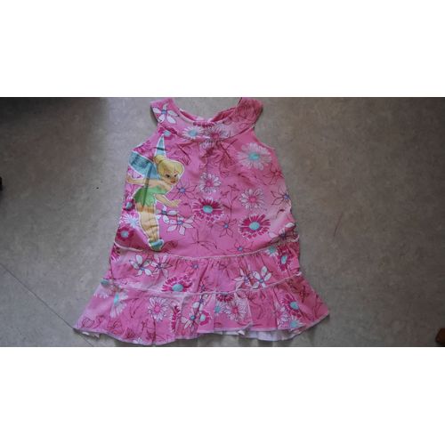 Robe Disney Fairies Fée Clochette 6 Ans Rose