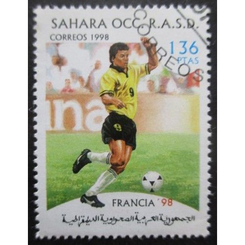 Saharaui Coupe Du Monde De Football France 98 Oblitéré