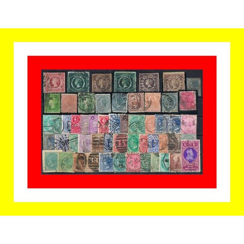 Nouvelle Galles Du Sud 25 Timbres Differents Obliteres