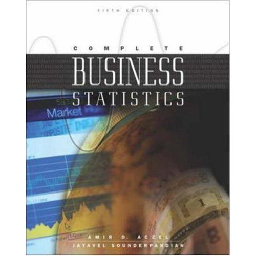 Complete Business Statistics W/Cd Mandatory Package