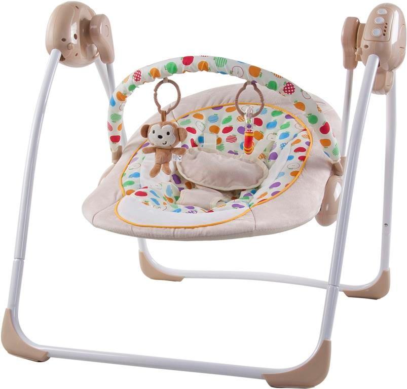 Transat balancelle avec jouets et mélodies bébé 0-6 mois Petit Singe -  Beige