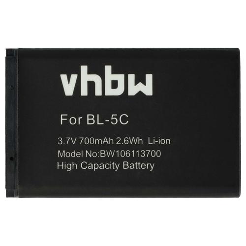 vhbw 1x Batterie compatible avec Holux GPSlim 236, M1000, M1000C, M1000B récepteur GPS bluetooth (700mAh, 3,7V, Li-ion)