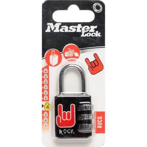 MASTER LOCK Cadenas a combinaison 30 mm Rock