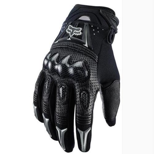 Fox Bomber La Fibre De Carbone Moto Off-Road Racing Gants - Noir - M