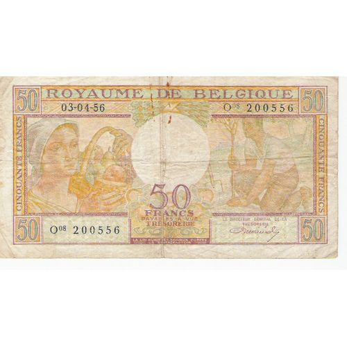 Billet 50 Franc 1956