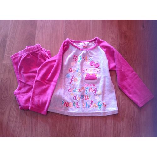 Pyjama Sanrio Coton 3 Ans Rose