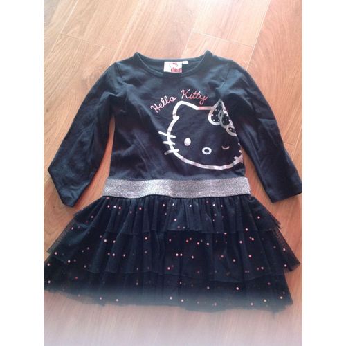 Robe Sanrio Coton 3 Ans Noir