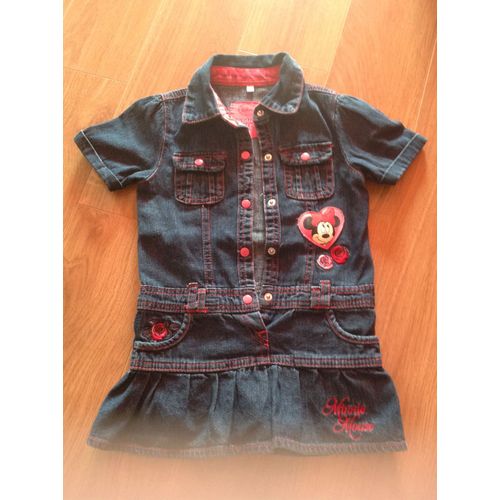 Robe Disney Coton 4 Ans Bleu Foncé