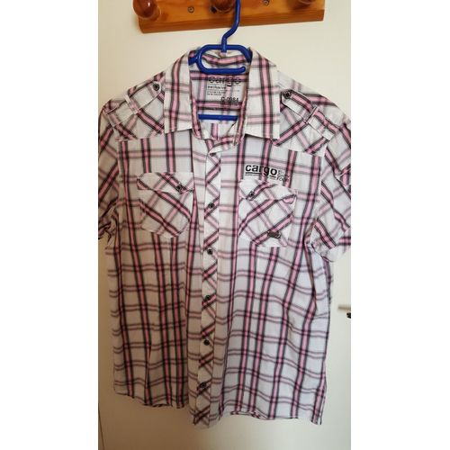 Chemise Cargo Coton Xl Manches Courtes